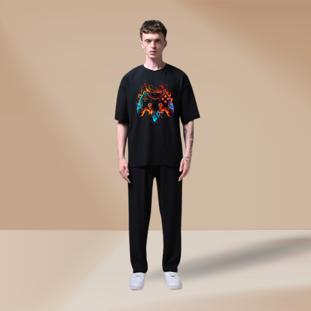 StreetVYB “Flame Controller” Graphic – Black