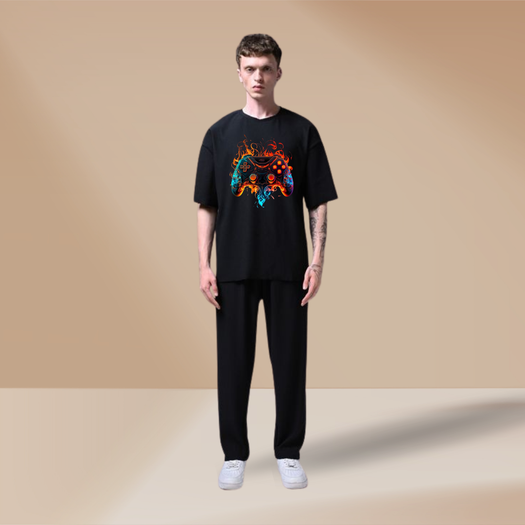 StreetVYB “Flame Controller” Graphic – Black