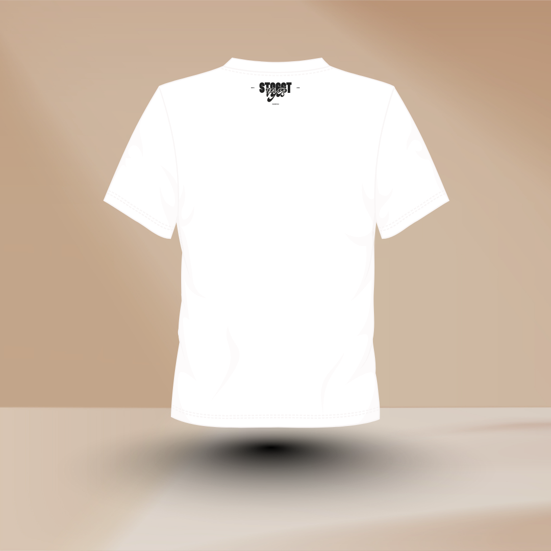 StreetVYB “Shadow Flux” Abstract Graphic – White