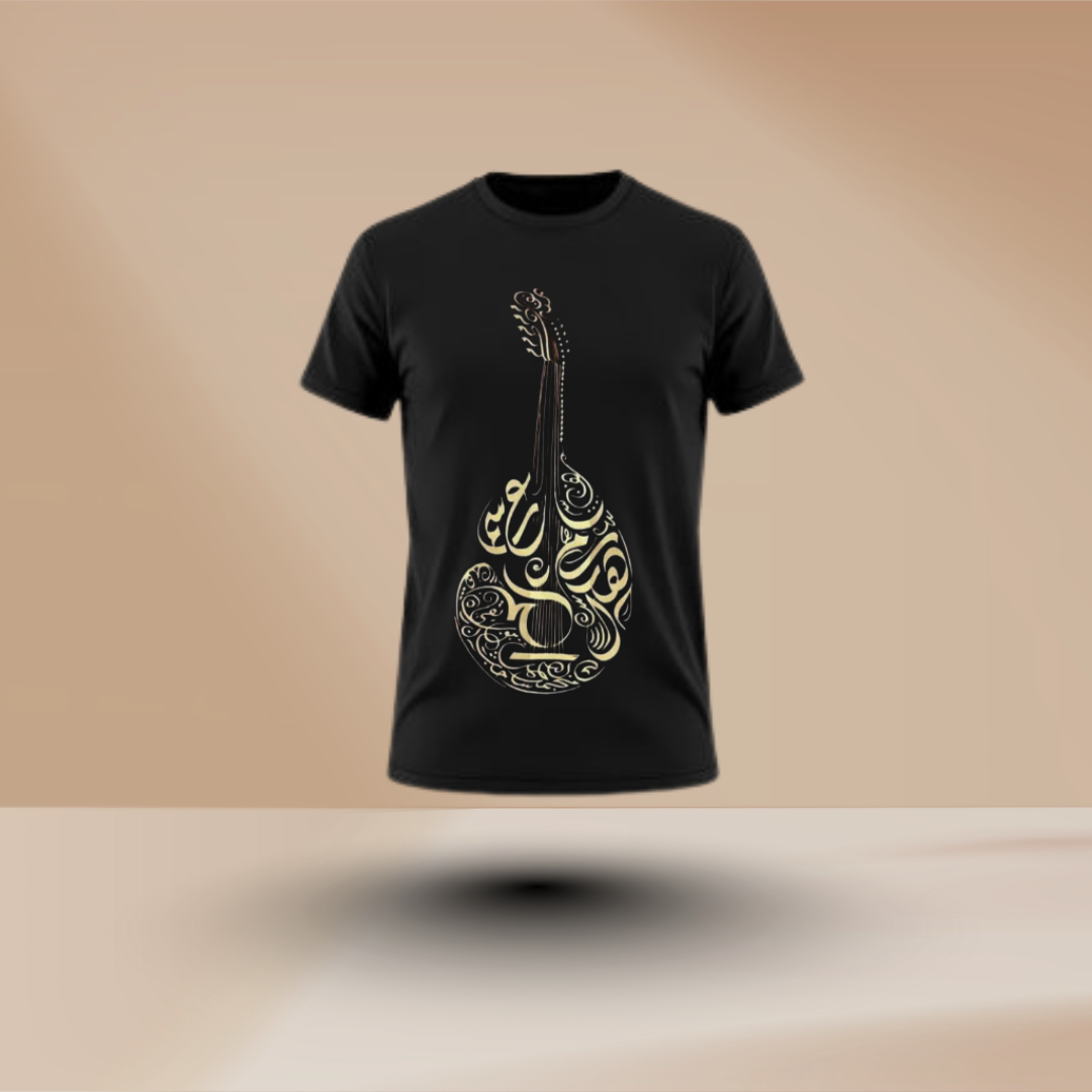 Golden Frequency – Where Music Meets Streetwear in a Luxe Graphic