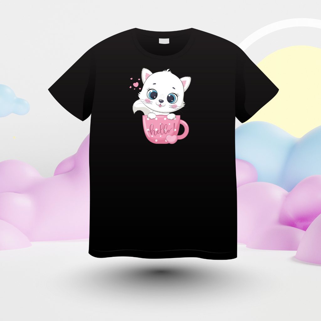 Cup Cat Dream – Whimsy in Every Thread