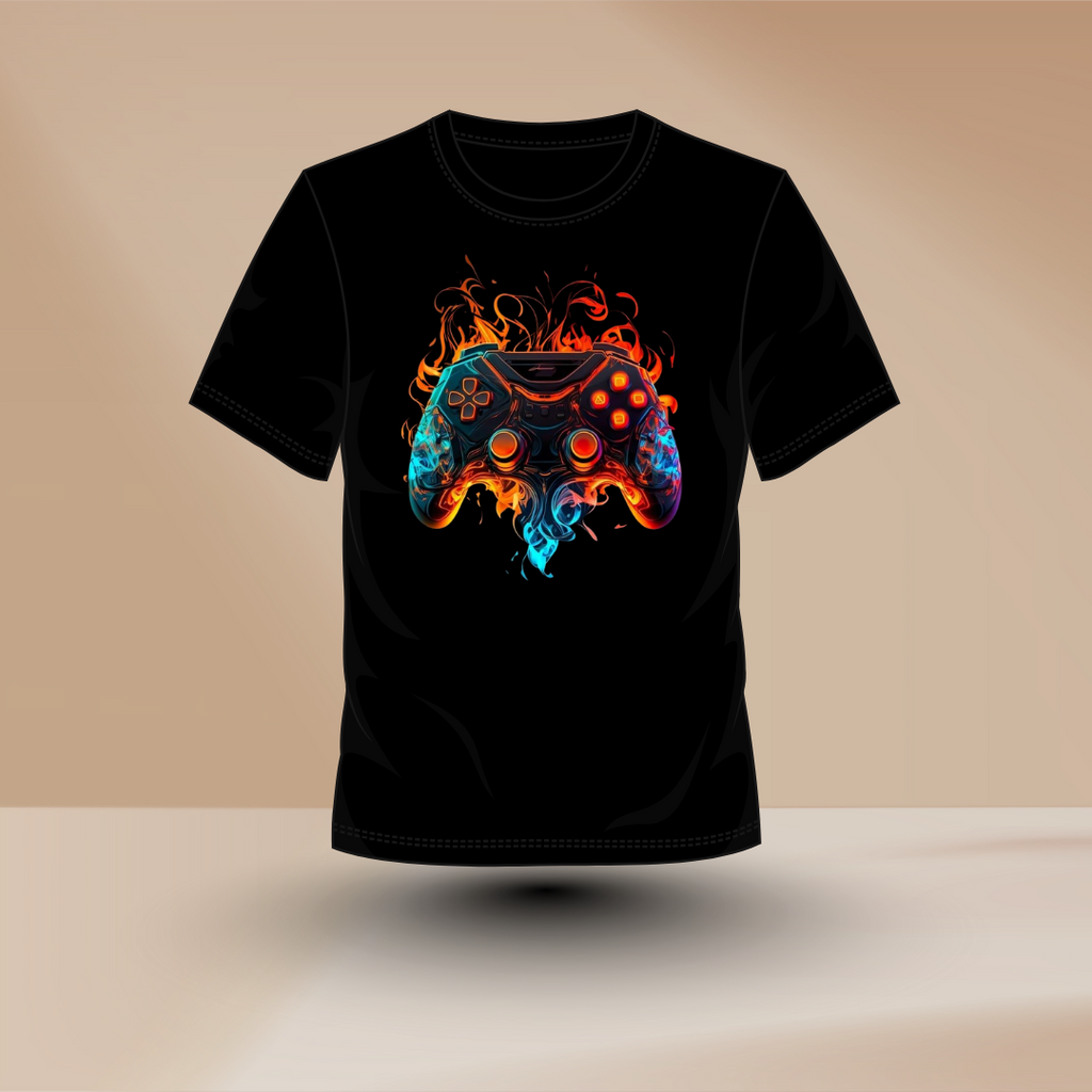 StreetVYB “Flame Controller” Graphic – Black