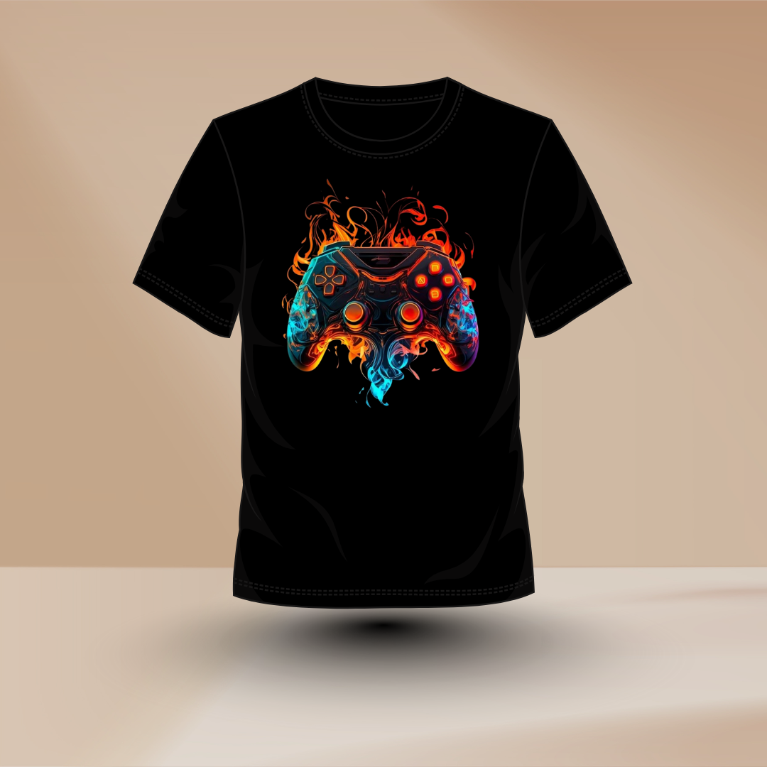 StreetVYB “Flame Controller” Graphic – Black